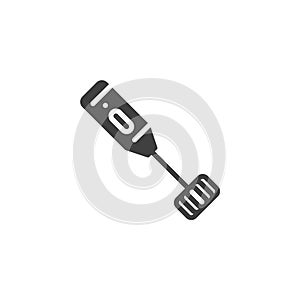 Electric Milk Frother vector icon photo