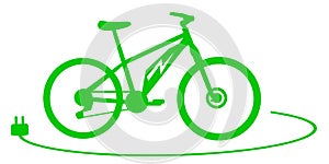 Electric mobility pictogram. Vector quality graphic for use as a logo.