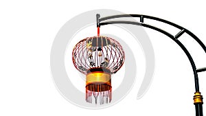 Electric modern chinese red lantern