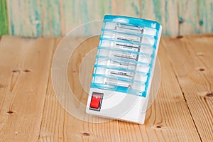 Electric mosquito trap isolated on white