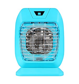 Electric mosquito trap with a UV attractor lamp