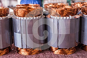 Electric motor copper