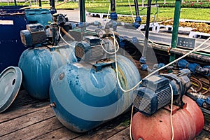 Electric motor water pump