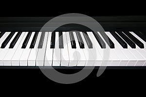 Electric organ piano keyboard