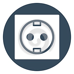 Electric outlet, electricity Isolated Vector Icon which can be easily modified or edited