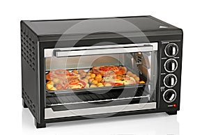 Elettrico forno Attraverso bianco 