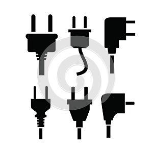 Electric plug icon