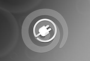 Electric plug icon