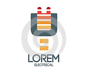 Electric Plug Logo Design