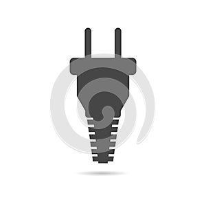 Electric plug sign icon, Power energy symbol