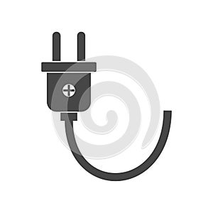 Electric plug sign icon, Power energy symbol