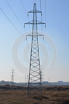 Electric poles and network I.