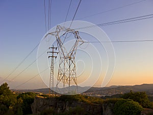 Electric posts photo