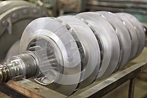 Electric power equipment rotor photo