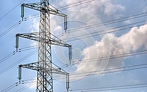 Electric power mast