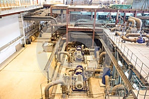 Electric power station, inside