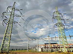 Electric power transformer station