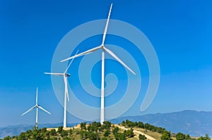 Electric power wind generators photo