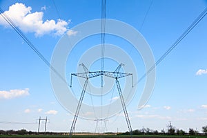 Electric powerlines photo