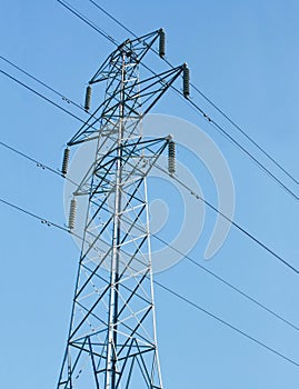 Electric pylons photo