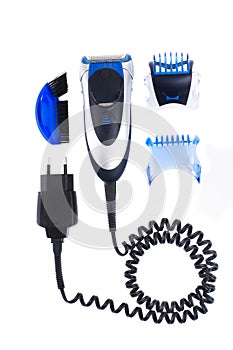 Electric razor isolated on white background