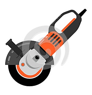 Electric sander icon flat electric sander vector