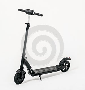 Electric scooter isolated on white background
