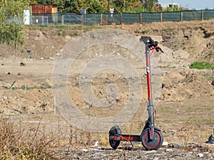Electric scooter. photo