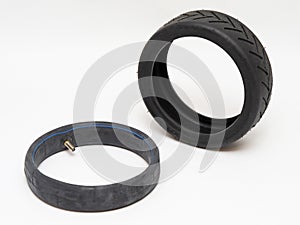 Electric scooter tire replacement parts.