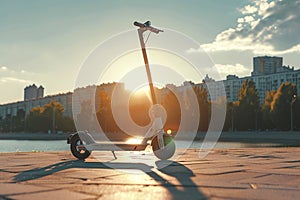 Electric scooter and transport, scooter, vehicle, segway, ride and battery