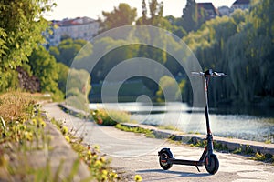 Electric scooter and transport, scooter, vehicle, segway, ride and battery