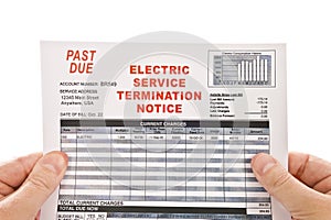 Electric Service Termination Notice
