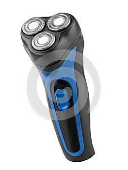 Electric shaver closeup