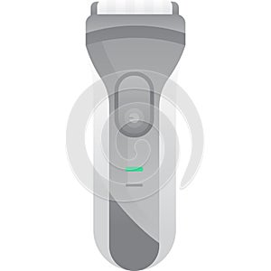 Electric shaver vector icon barber razor isolated