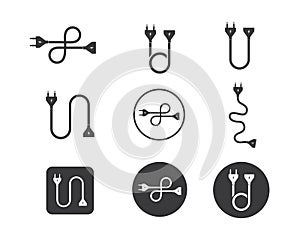 electric socket plug vector,illustration