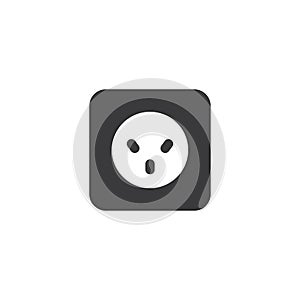 electric socket plug vector,illustration