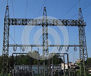 Electric station generator in Riga