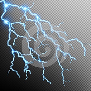 Electric Storm - lightning bolt. EPS 10