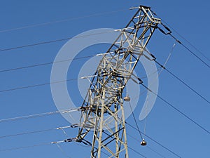 Electric storm mast energie image photo