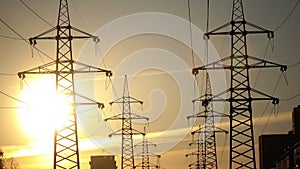Electric support of high voltage power cables. Energy industry. Production, distribution and transmission of electricity