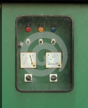 Electric switch control panel