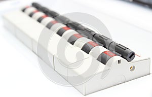 Electric switch on the control panel