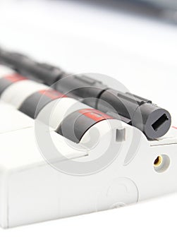 Electric switch on the control panel