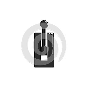 electric switch icon vector concept