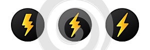 Electric Thunder Bolt Dynamic Vector Logo