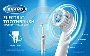 Electric toothbrush ads photo