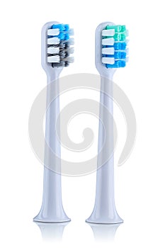 Electric toothbrush isolated on a white background