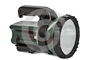 Electric torch, isolated on white background