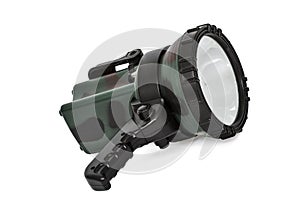 Electric torch, isolated on white background