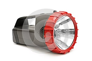 Electric torch isolated on white